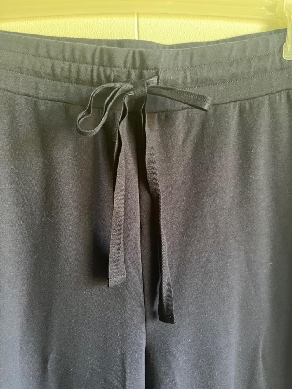 Anthropologie Daily Ritual Navy Wide-Leg Knit Coastal Drawstring Capris Sz XXL - Picture 2 of 6
